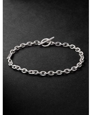 MAOR Plaun Link Sterling Chain Bracelet - Black