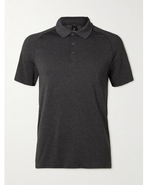 lululemon Metal Vent Tech 2.5 Stretch-mesh Polo Shirt - Black