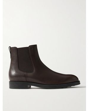 Tod's Leather Chelsea Boots - Black