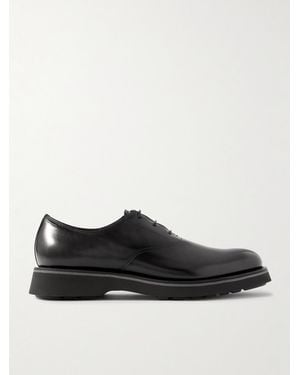 Berluti Alessio Leather Derby Shoes - Black