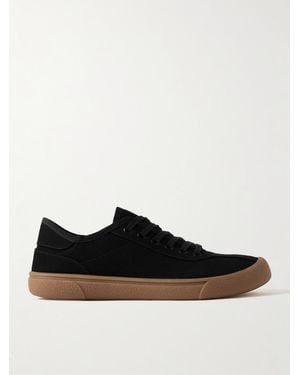 The Row Sneakers aus Canvas mit Ripsband - Schwarz
