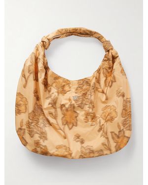 Our Legacy Emporio Armani Goccia Tote aus Faille mit Blumenprint - Braun
