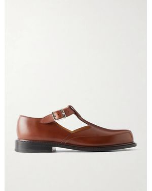 J.M. Weston Salomé Leather Mary Jane Sandals - Brown