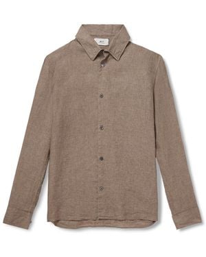 MR P. Linen Shirt - Brown
