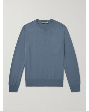 Canali Cotton Jumper - Blue