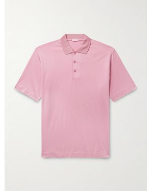Charvet Cotton Polo Shirt - Pink