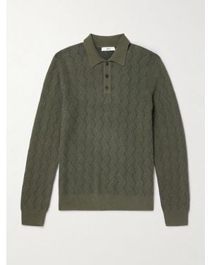 MR P. Knitted Wool And Cashmere-blend Jumper - Green