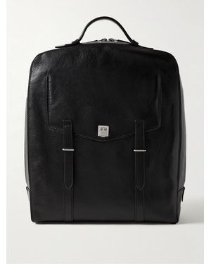 Metier Rider Full-Grain Leather Backpack - Black