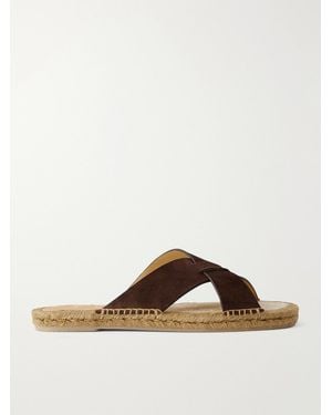 Castañer Keanu Suede Sandals - Brown