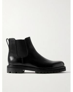 MR P. Jacques Leather Chelsea Boots - Black