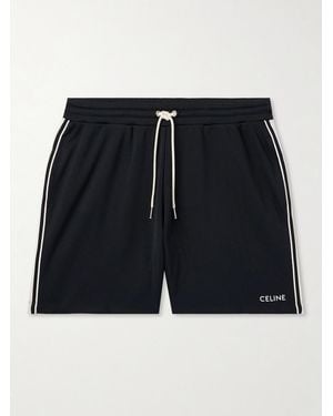 Celine Shorts A Gamba Dritta - Nero