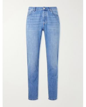Brunello Cucinelli Traditional Slim-Fit Jeans - Blue