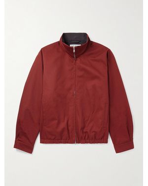 Our Legacy Casino Cotton-Twill Jacket - Red