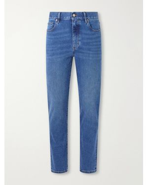 ZEGNA Roccia Slim-Fit Straight-Leg Jeans - Blue