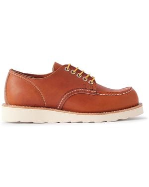 Red Wing 8092 Moc Oxford Oiled-Leather Derby Shoes - Brown