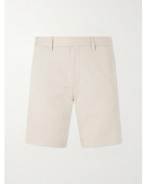 MR P. Straight-Leg Cotton-Canvas Bermuda Shorts - Natural