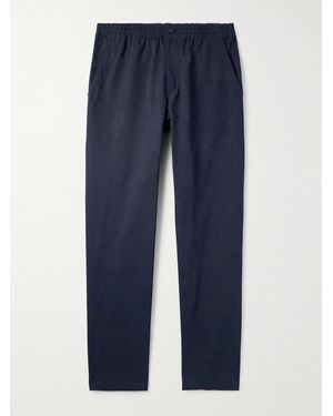 A.P.C. Chuck Straight-Leg Cotton-Twill Trousers - Blue
