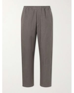 A Kind Of Guise Banasa Straight-leg Cotton-blend Trousers - Grey