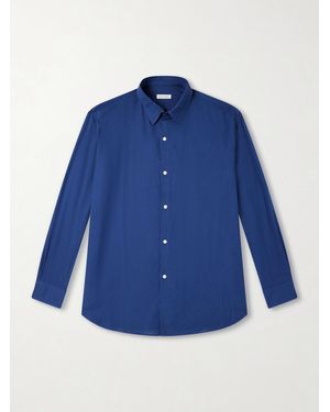 Kaptain Sunshine Cotton Shirt - Blue