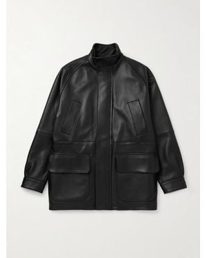 STÒFFA Traveller Leather Jacket - Black