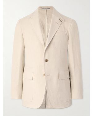 dunhill Cavendish Linen Blazer - Natural
