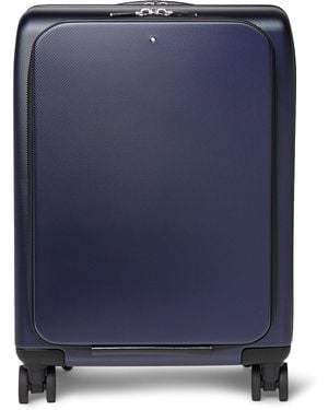 Montblanc Nightflight Leather-trimmed Hardshell Carry-on Suitcase