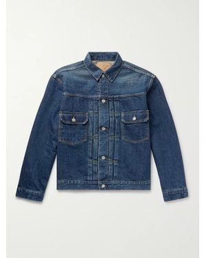 Orslow Selvedge Denim Jacket - Blue