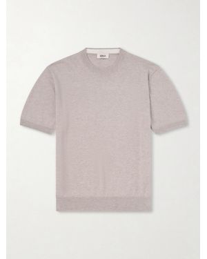 Altea Cotton And Cashmere-blend T-shirt - Natural