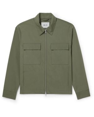 NN07 Alban 8240 Recycled-Twill Jacket - Green