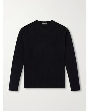 Casey Casey Merino Wool And Cashmere-blend Jumper - Blue