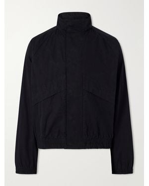 Margaret Howell Mhl. Cotton-Poplin Track Jacket - Blue