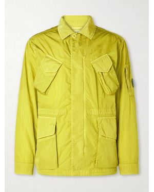 C.P. Company Garment-dyed Chrome-r Shell Field Jacket - Yellow