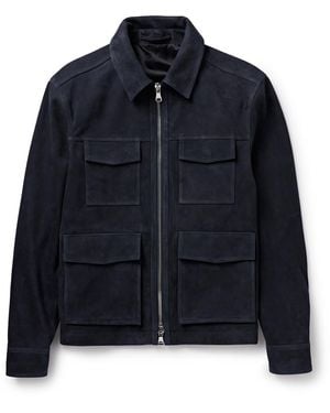 MR P. Suede Jacket - Blue