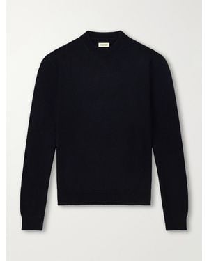 De Bonne Facture Merino Wool Jumper - Blue