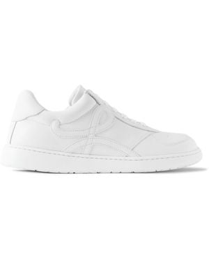 Loewe Leather Jambo Sneakers - White