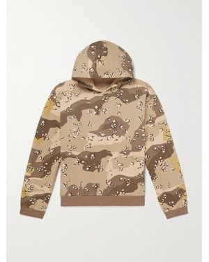 Kapital Peckish Choco-Chip Printed Cotton Hoodie - Natural
