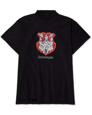 Balenciaga Ai Logo Inside Out T-Shirt in Black for Men | Lyst