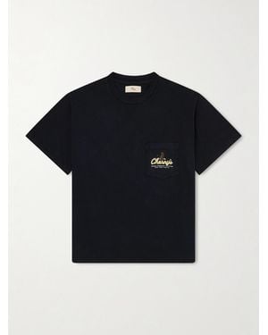CHERRY LA Outfitter Printed Cotton-Jersey T-Shirt - Nero