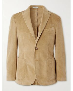 Boglioli Cotton-Blend Corduroy Suit Jacket - Natural