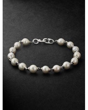 MAOR Consi Sterling And Pearl Bracelet - Black