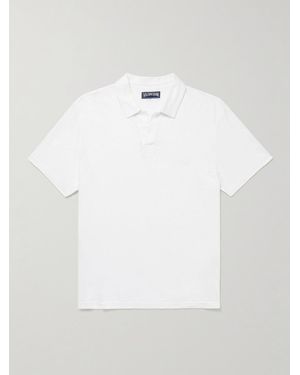 Vilebrequin Linen Polo Shirt - White