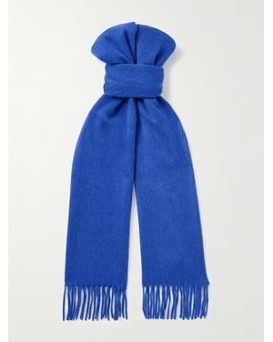 Charvet Cashmere Scarf - Blue