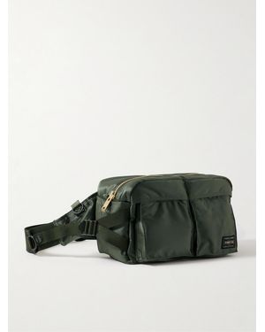 PORTER-YOSHIDA & CO Tanker Nylon-Twill Belt Bag - Green