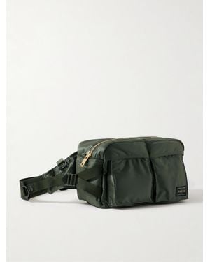 Porter-Yoshida and Co Tanker Nylon-Twill Belt Bag - Green