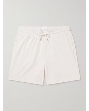 MR P. Straight-leg Organic Cotton-terry Drawstring Shorts - Natural