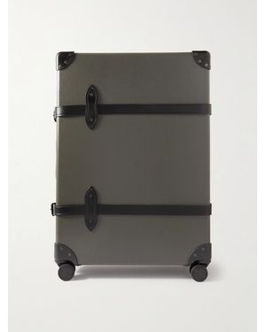 Globe-Trotter Centenary 30&Quot; Leather-Trimmed Suitcase - Grey