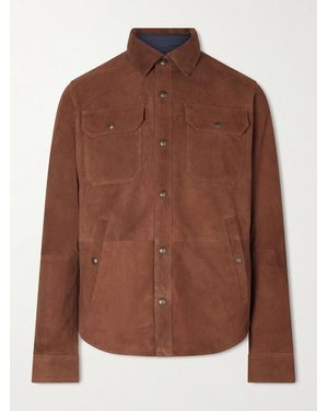 Polo Ralph Lauren Suede Shirt Jacket - Brown