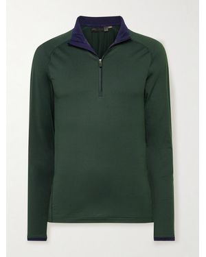 Kjus Feel Stretch-jersey Half-zip Ski Mid-layer - Green