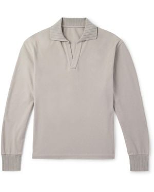 STÒFFA Cotton-Piqué Polo Shirt - White