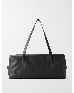 The Row Gio Bowling-Tasche aus vollnarbigem Leder - Schwarz